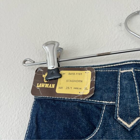 Deadstock Vintage Lawman Staghorn High Rise Western Jeans (Extra Long) - Picture 5 of 11